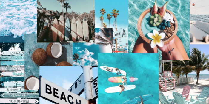 1216x754 Preppy Aesthetic Beach Wallpapers