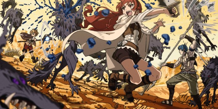 1920x1080 Mushoku Tensei Fight Scene Wallpaper