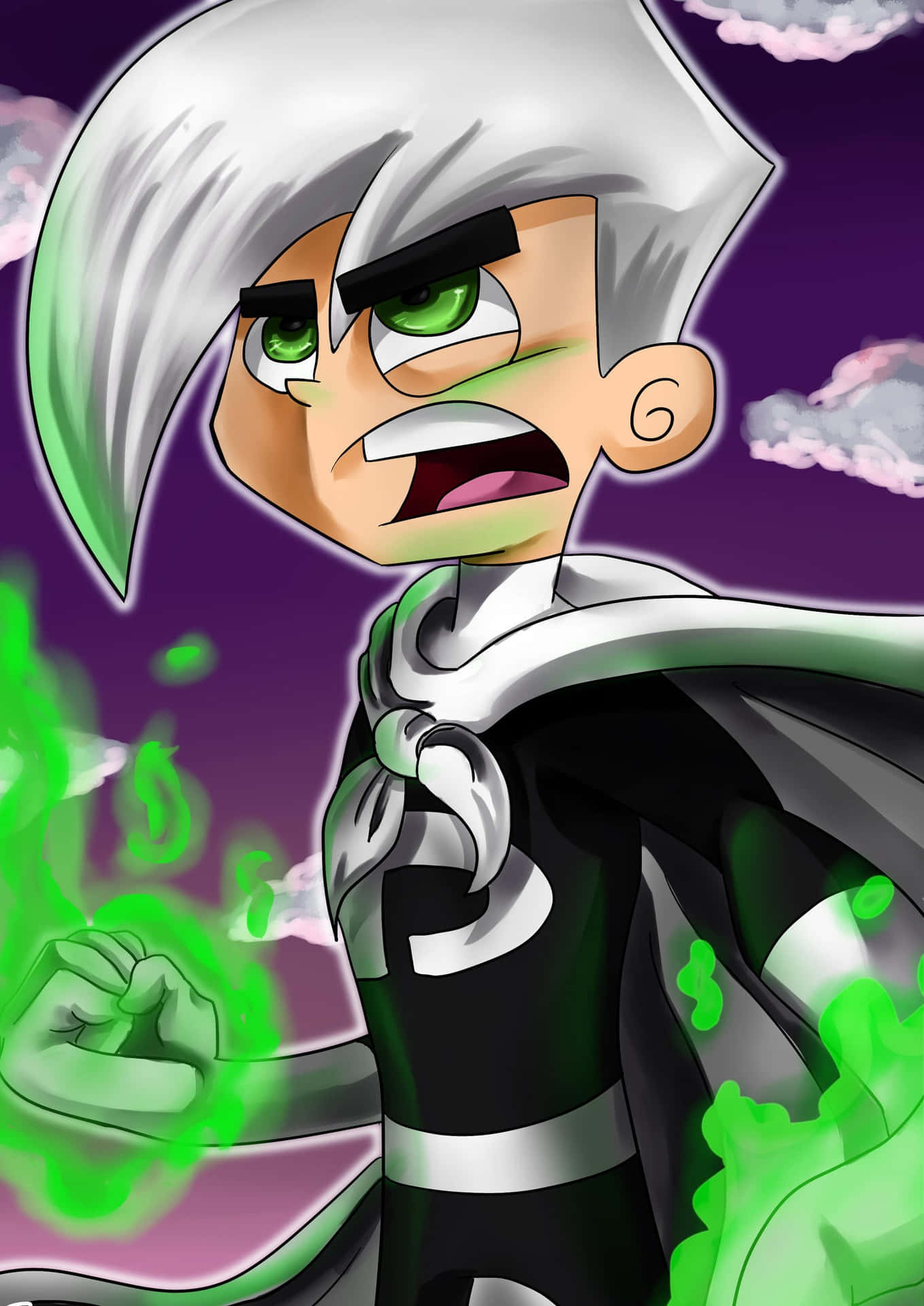 1359x1920 Download Chibi Danny Phantom Wallpaper