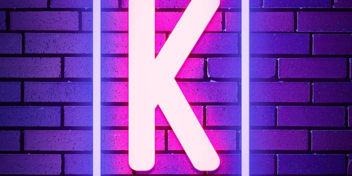 1080x1920 Cute Letter K Wallpapers