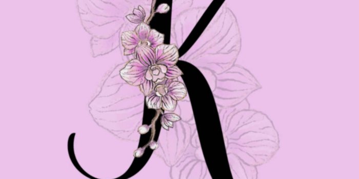 1080x1920 Pink Letter K Wallpapers