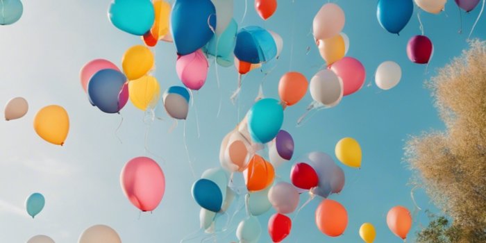 2160x3840 colorful helium balloons floating