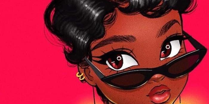 1000x1000 Black Baddie Wallpaper