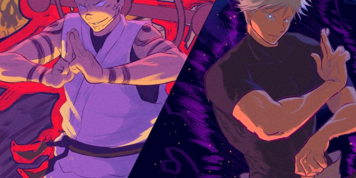 1652x3212 I drew gojo and sukuna : r/Jujutsufolk