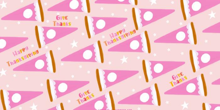 1437x750 10 Cute Thanksgiving Wallpapers : Pink