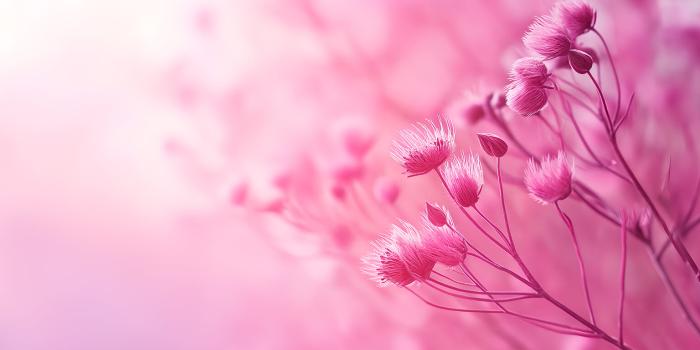 1536x864 Pink Aesthetic Flowers Blur Desktop
