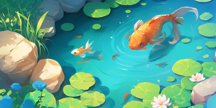 1536x864 Goldfish Wallpaper 4k