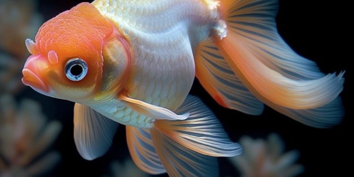 717x1280 Sea HD White and Gold Fish Images