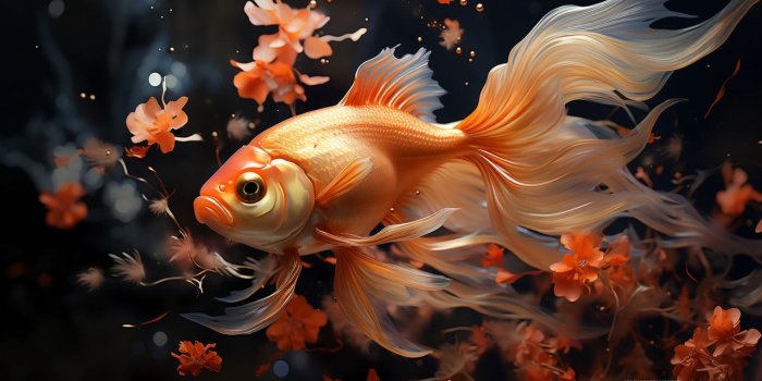 1280x717 Golden Fish Wallpaper - Aquatic Life