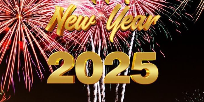 736x1104 Happy New Year 2025 Fireworks, New Year