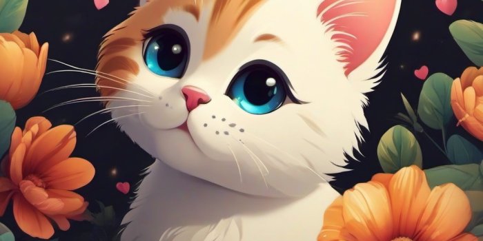 1024x1024 Cat Background Wallpaper - Cute