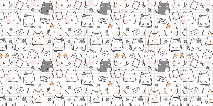 1155x750 Cartoon Cat Wall Mural | Cats Wallpaper