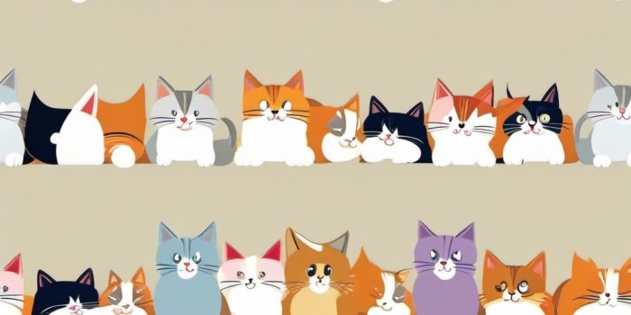 1024x768 Cute Cartoon Cat Wallpaper - Cartoon