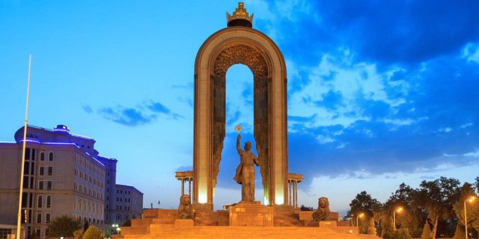 1920x1080 Download Tajikistan Monument And Blue