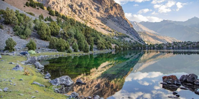 1500x1000 Download Mountains Trees Lake In