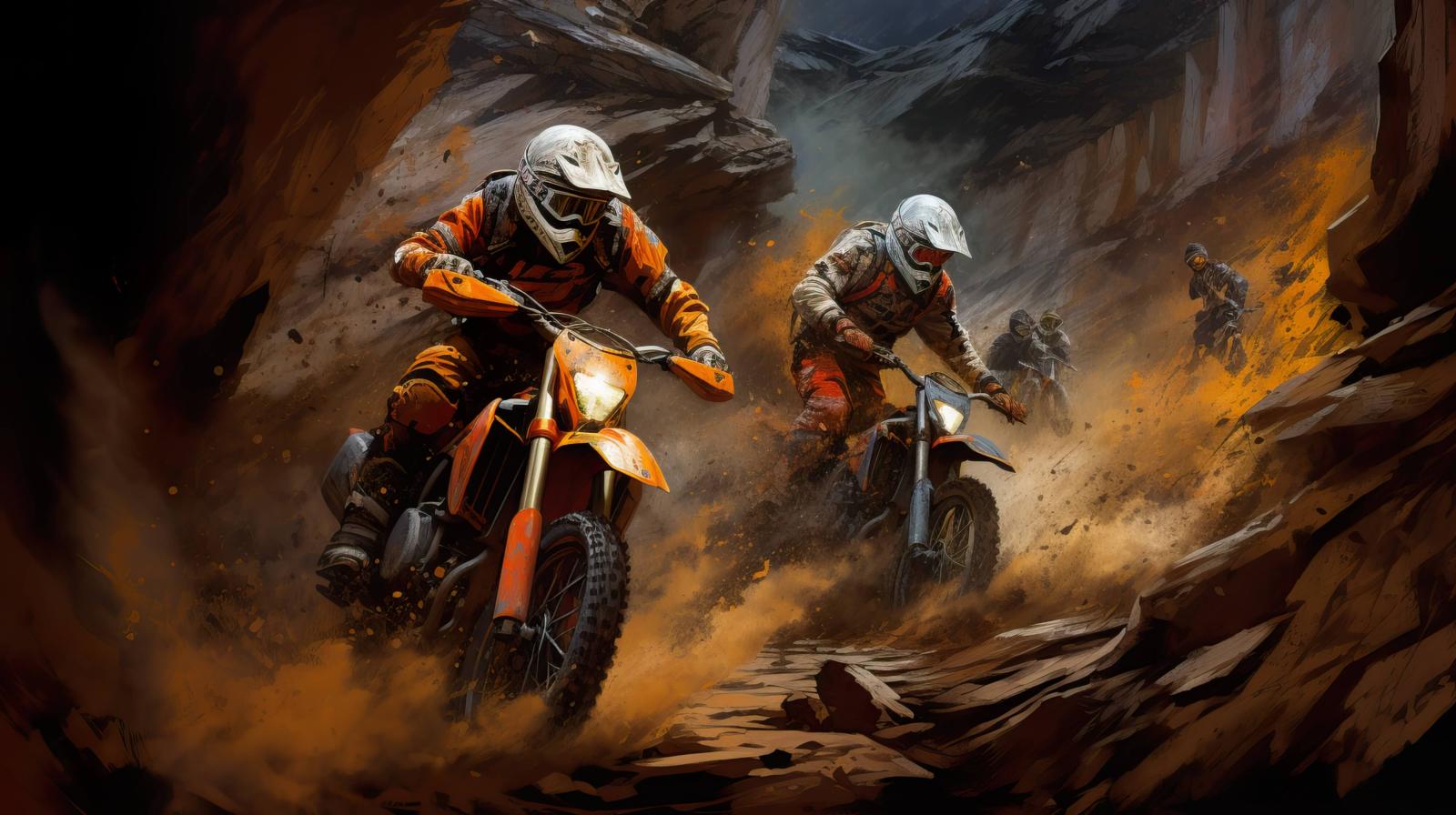 4000x2242 Thrilling Dirt Bike Wallpapers, Free
