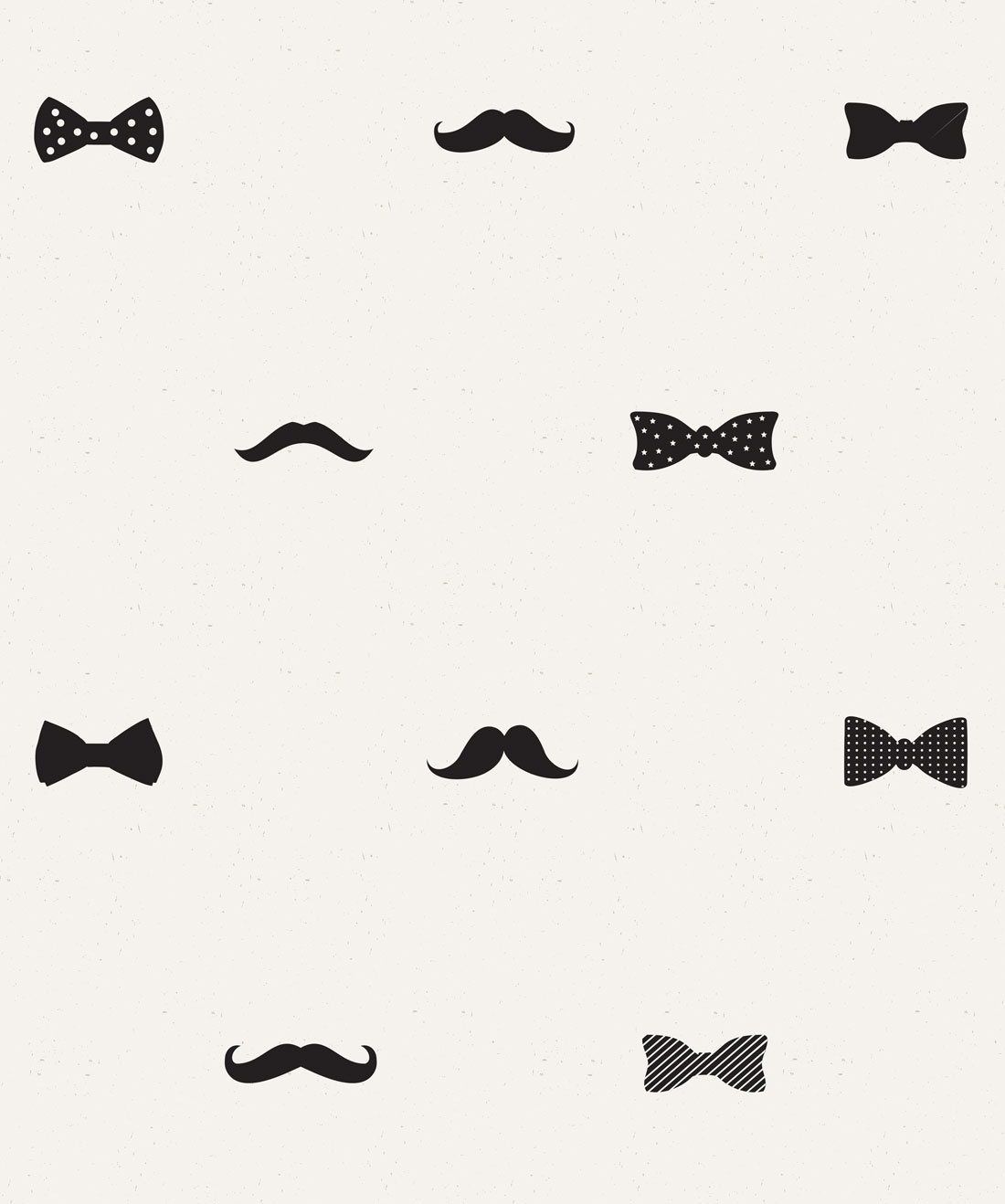 1100x1318 Bow Ties & Mustaches Wallpaper, Cool
