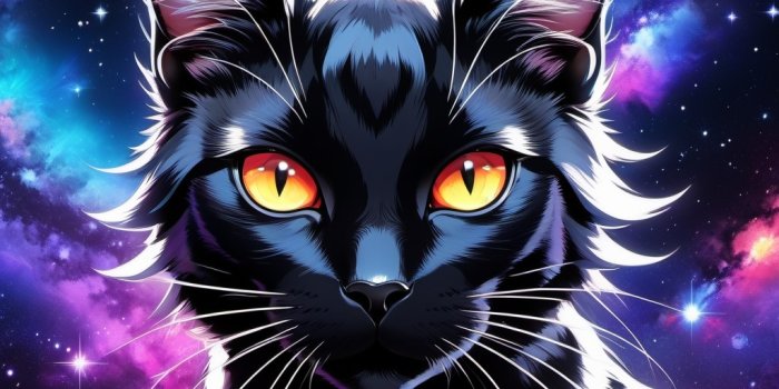 1024x1024 cat in galaxy Prompts | Stable