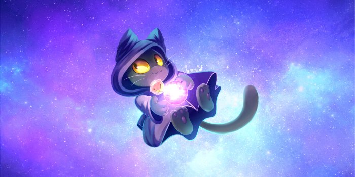 1920x1372 Samantha Martínez - Galaxy cat