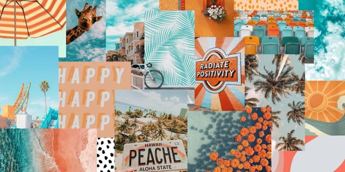 1920x1080 100+] Summer Collage Wallpapers