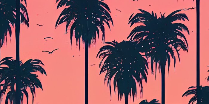 1183x2560 Palm Summer Aesthetic Wallpaper