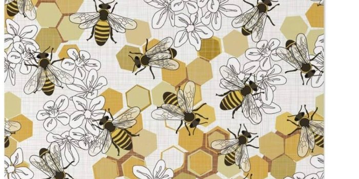 894x966 Peel & Stick Wallpaper Swatch - Honey