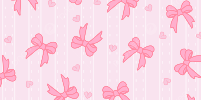 1200x857 Pink Cartoon Fresh Bow Hand Drawn