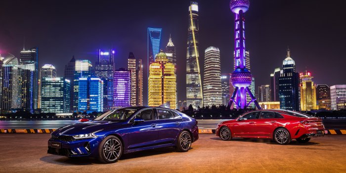 3840x2160 Kia K5 GT-Line Wallpaper 4K, Shanghai