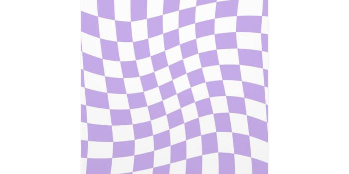 1200x1200 Lavender Wavy Checkered Wallpaper Wall