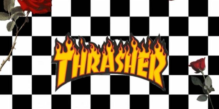 1080x1920 Thrasher Checkered Aesthetic Wallpaper