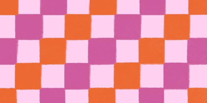 1000x1000 Mobile Phone Wallpaper - Pink Checkered