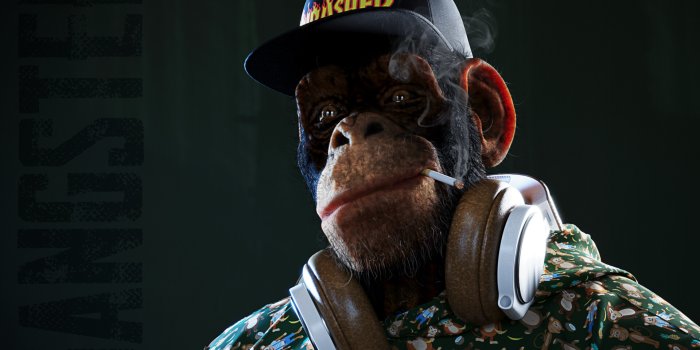 1920x1278 ArtStation - Gangster monkey