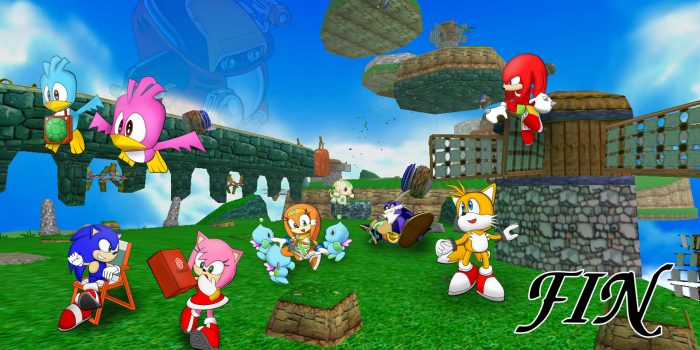 1920x1080 Sonic Adventure tribute wallpaper by