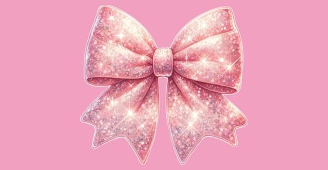 675x1200 Wallpaper pink bow