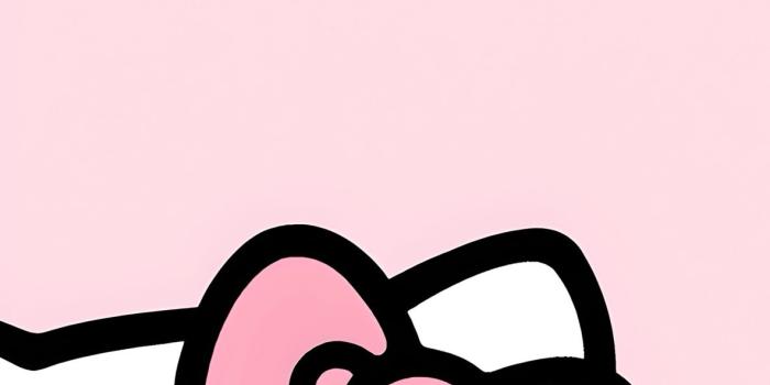 1183x2560 Hello Kitty Pink Bow Wallpapers