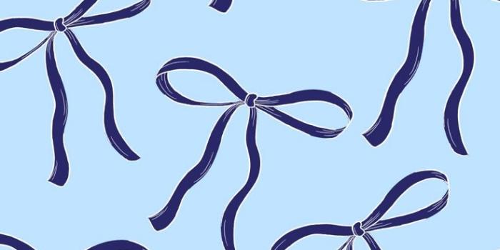 736x1308 blue navy white bow cute preppy