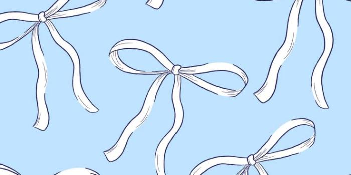 736x1308 blue white bow cute preppy wallpaper