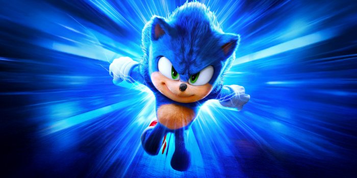 3440x1440 Sonic the Hedgehog 3 Wallpaper 4K, Blue