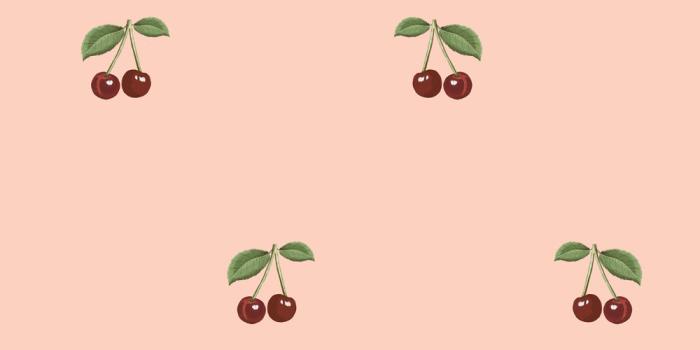 1000x1000 Little Cherries Wallpaper – dekornik