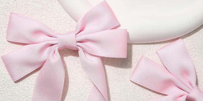 900x900 100+] Pink Bow Aesthetic Wallpapers