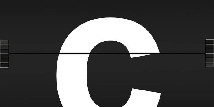 910x1348 Minimalist White Letter C Wallpaper