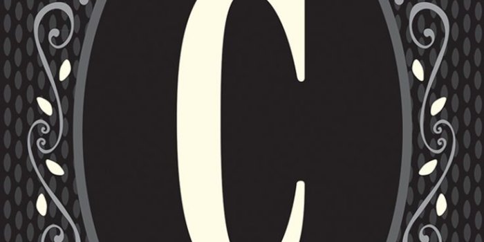 736x1089 Heather Monogram Initial C Flag - Mad