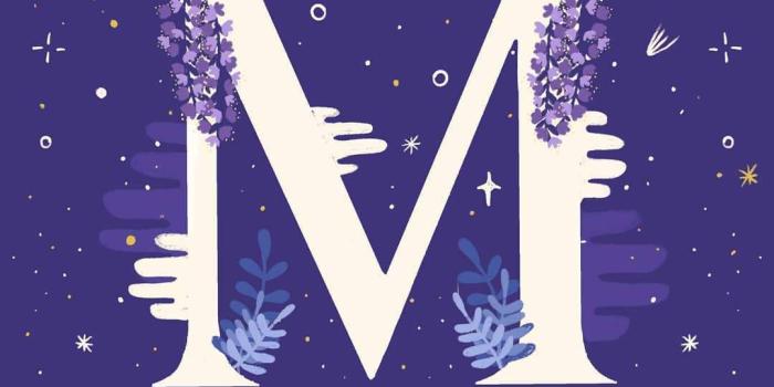 1080x1080 Letter M Modern Design Wallpaper