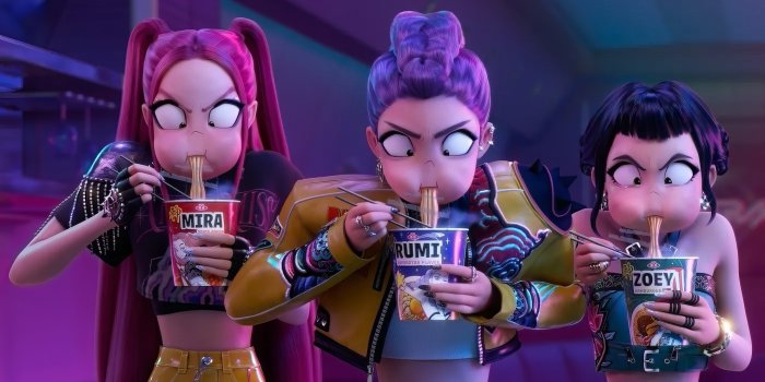 1984x1134 KPop Demon Hunters HD Wallpaper – Animated Movie Squad in Action