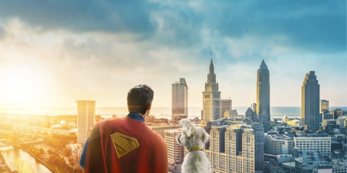 1080x1350 Cleveland skyline has starring role in new 'Superman' poster promoting city  as moviemaking town - cleveland.com