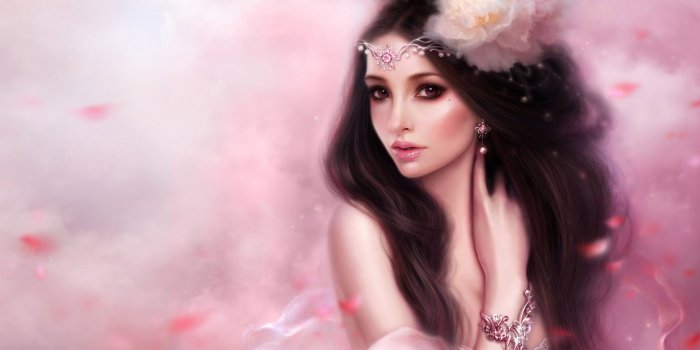 1920x1080 Download Fantasy Girl Pink Wallpaper Full HD Backgrounds