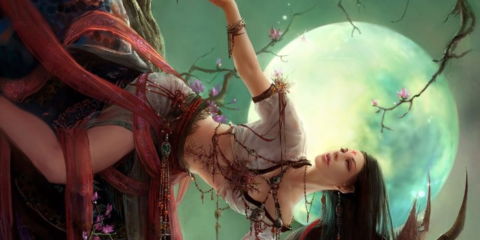1920x1080 Fantasy girl art design - Wallpapers