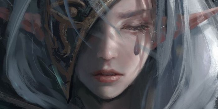 720x1280 Elf, woman, dark, fantasy, artwork, 720x1280 wallpaper