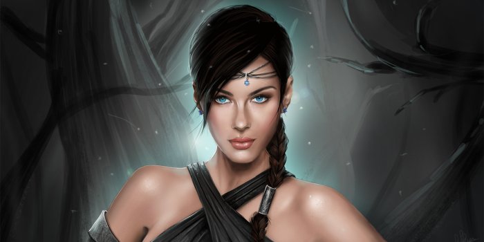 1600x900 Beautiful Blue Eyes Fantasy Girl HD Wallpaper - Stylish HD…