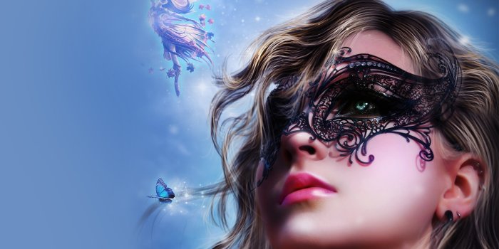 1920x1200 Masked girl wallpaper - Fantasy wallpapers - #25041